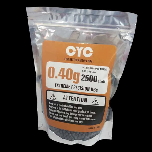 BB CYC 6mm 0.40 g 0,40 g 2500 Shots Original For Airsoft Best Quality