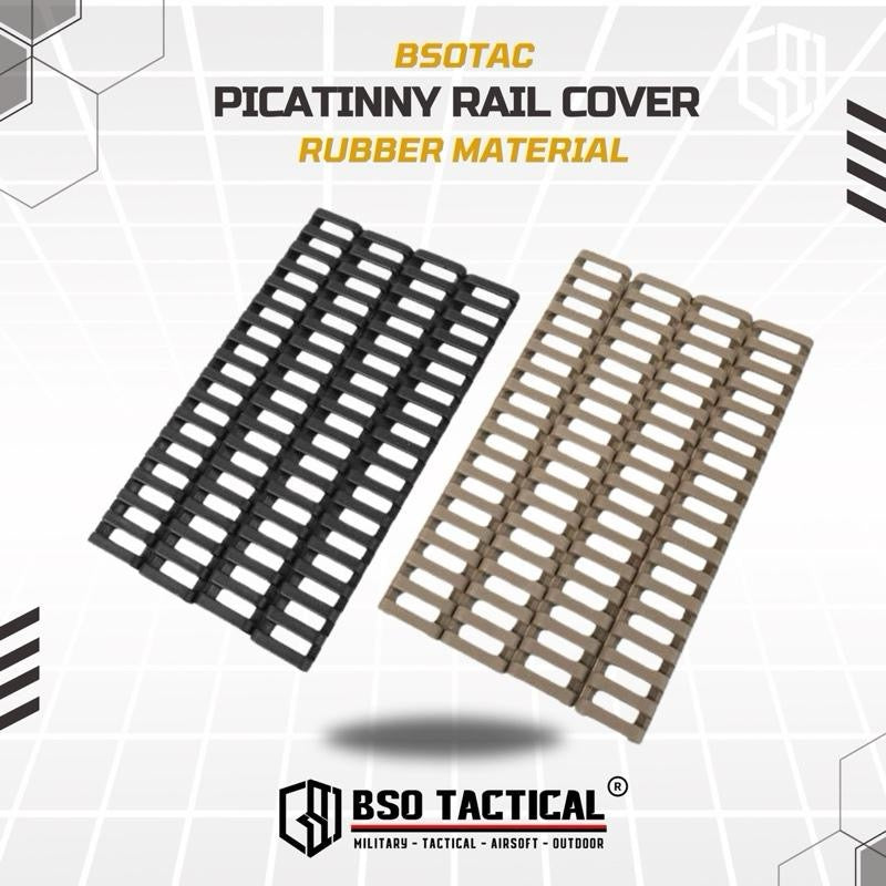 Picatinny Rail Cover Protection 4 pcs/set Elastic Rubber Material
