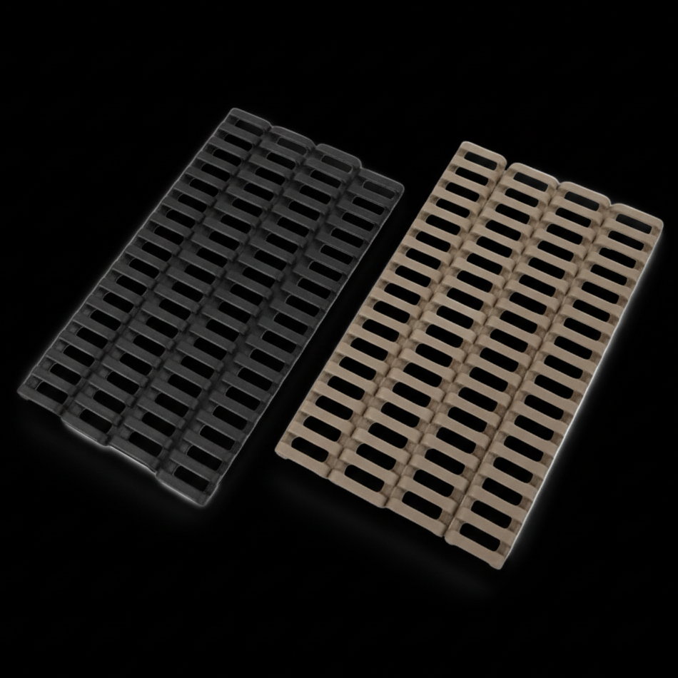 Picatinny Rail Cover Protection 4 pcs/set Elastic Rubber Material