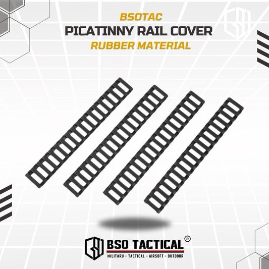 Picatinny Rail Cover Protection 4 pcs/set Elastic Rubber Material