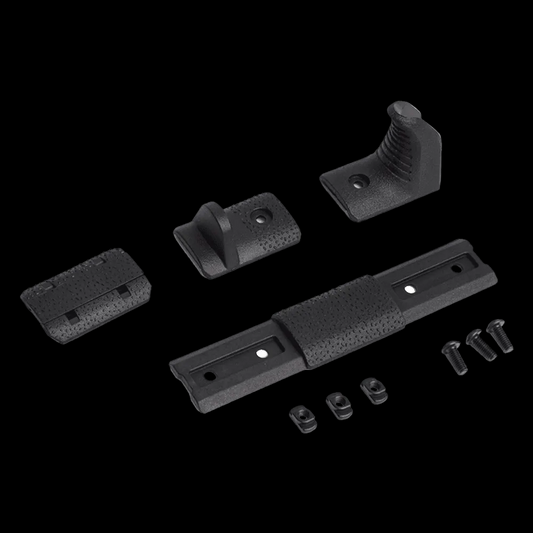 Tactical Foregrip Airsoft Mlok RIS M4 Hand Stop Kit Polymer Rail Cover