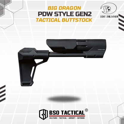Popor Tactical SI PDW Gen 2 Airsoft Buttstock AEG GBBR Marking Set
