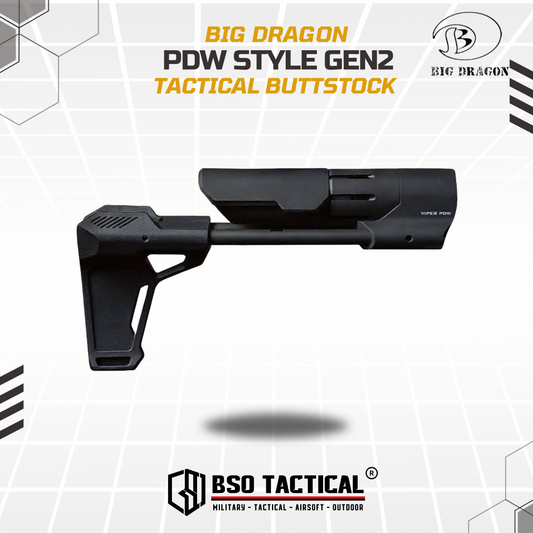 Popor Tactical SI PDW Gen 2 Airsoft Buttstock AEG GBBR Marking Set