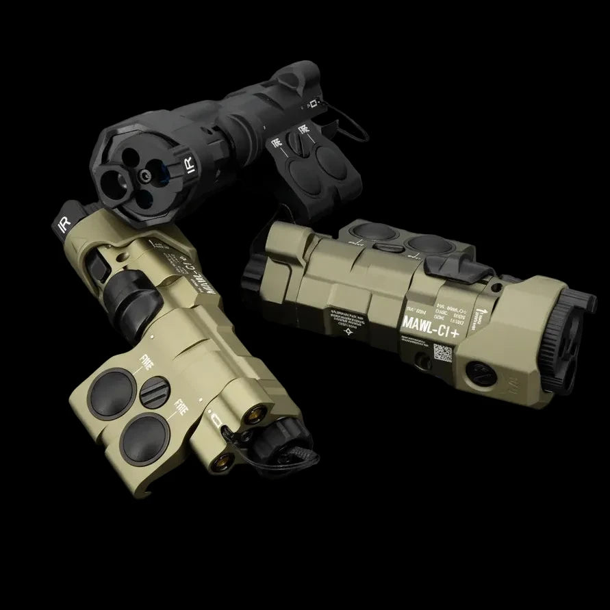 Senter Tactical MAWL-C1+ Flashlight Laser Illuminator IR LED Picatinny - METAL CNC