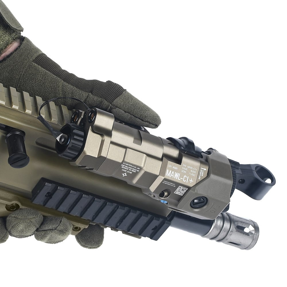 Senter Tactical MAWL-C1+ Flashlight Laser Illuminator IR LED Picatinny - METAL CNC