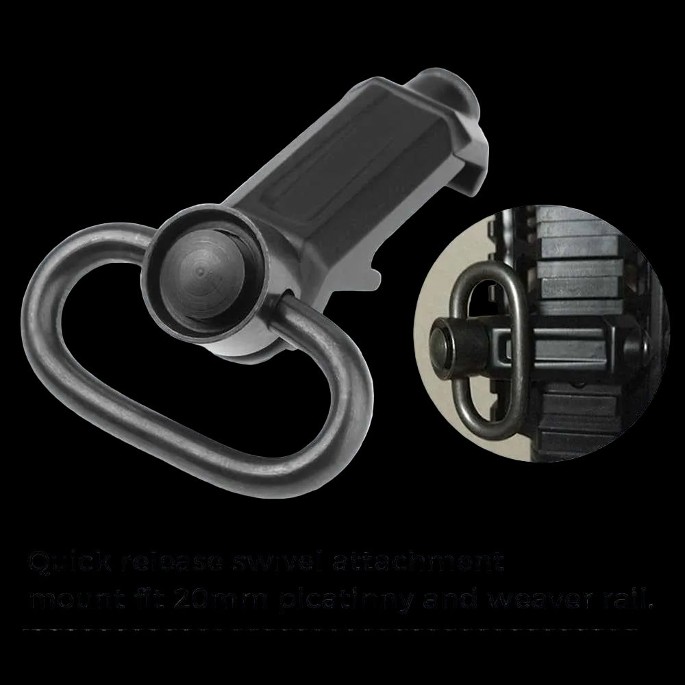 Swivel QD Sling Picatinny Rail Mount Quick Release Alumunium Alloy