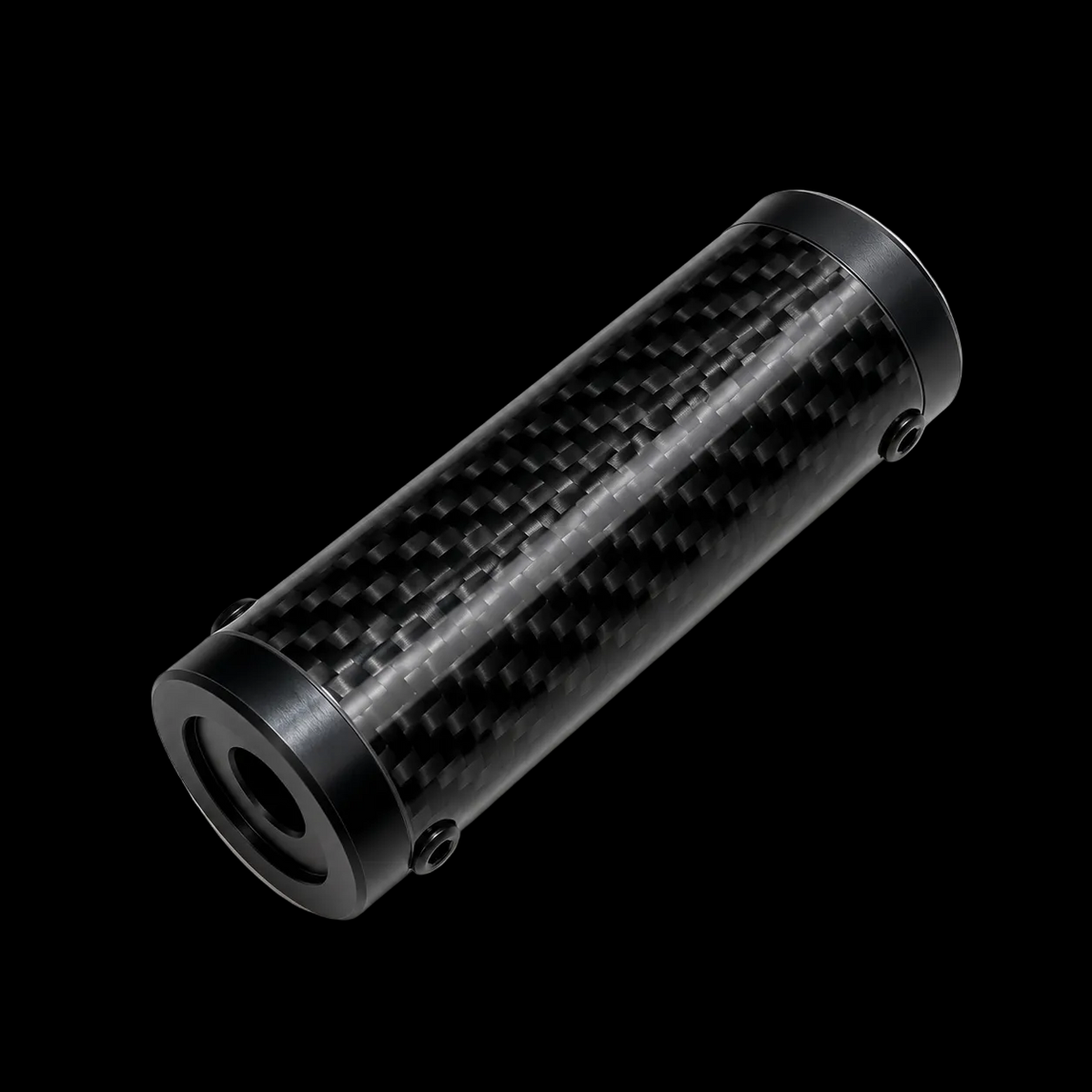 Trident Custom Mini Silencer Carbon Slim Design AEG GBB GBBR 14mm