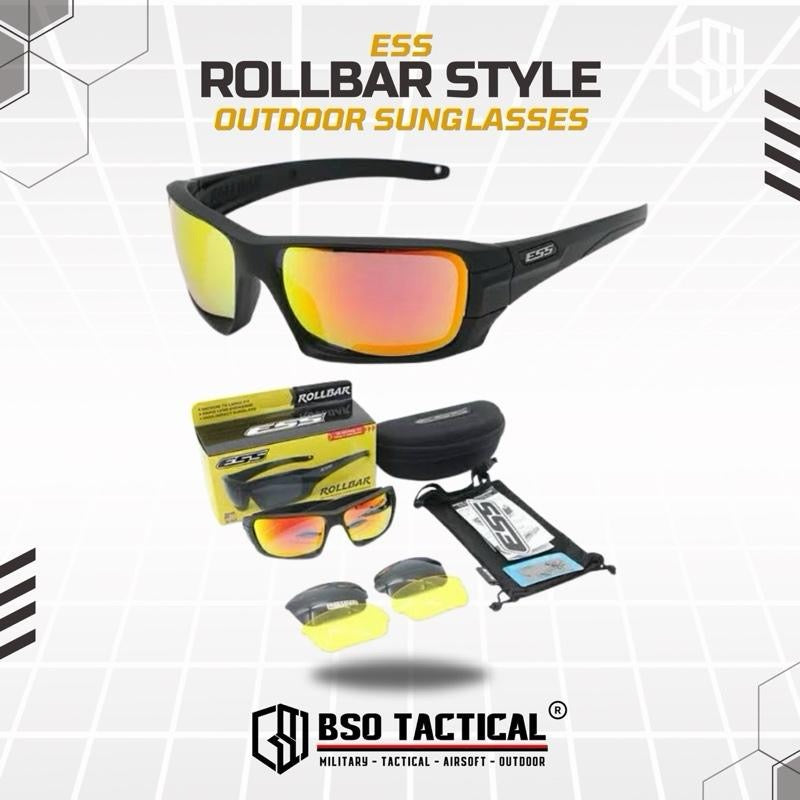 Kacamata ESS Rollbar Style Casual Daily Outdoor Tactical Sunglasses with 3 Lens
