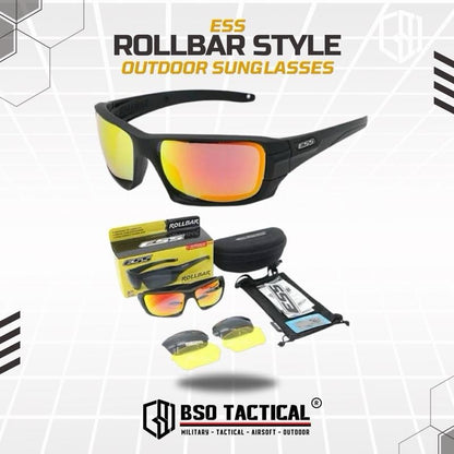 Kacamata ESS Rollbar Style Casual Daily Outdoor Tactical Sunglasses with 3 Lens