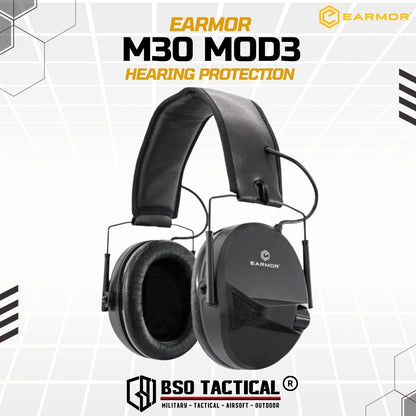 Earmor M30 MOD3 Tactical Electronic Hearing Protection IPSC - ORIGINAL