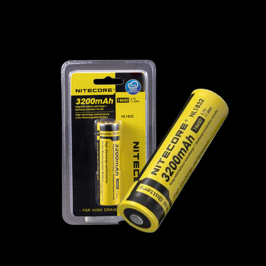 NITECORE Rechargeable 18650 Baterai Li-ion 3200mAh 3.7V - NL1832 ORI