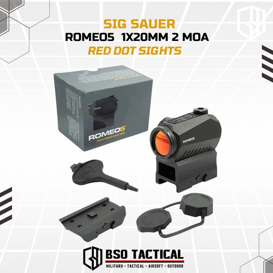 SIG Romeo 5 Electronic Red Dot Scope Sight for Airsoft Holosight Metal