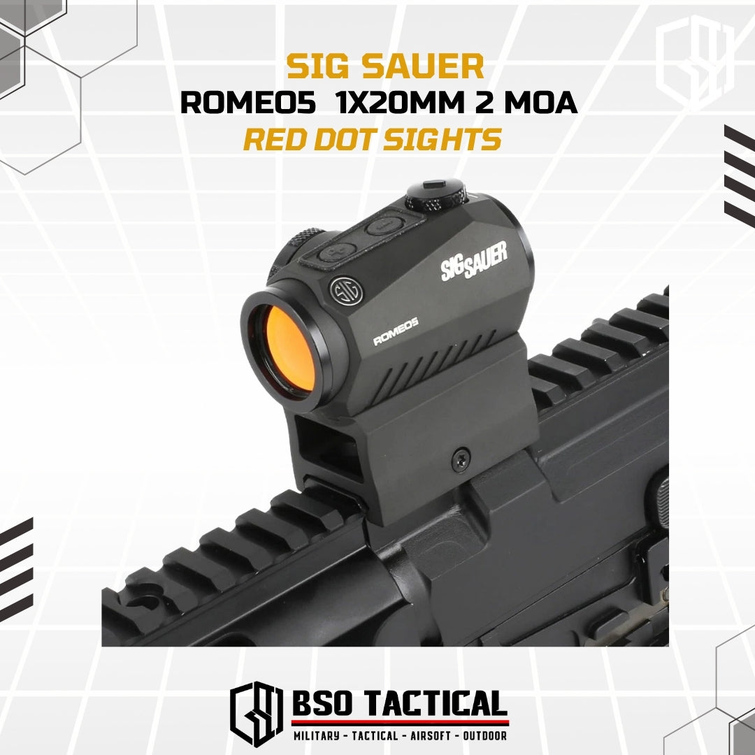 SIG Romeo 5 Electronic Red Dot Scope Sight for Airsoft Holosight Metal