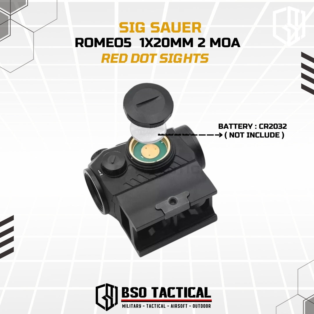 SIG Romeo 5 Electronic Red Dot Scope Sight for Airsoft Holosight Metal