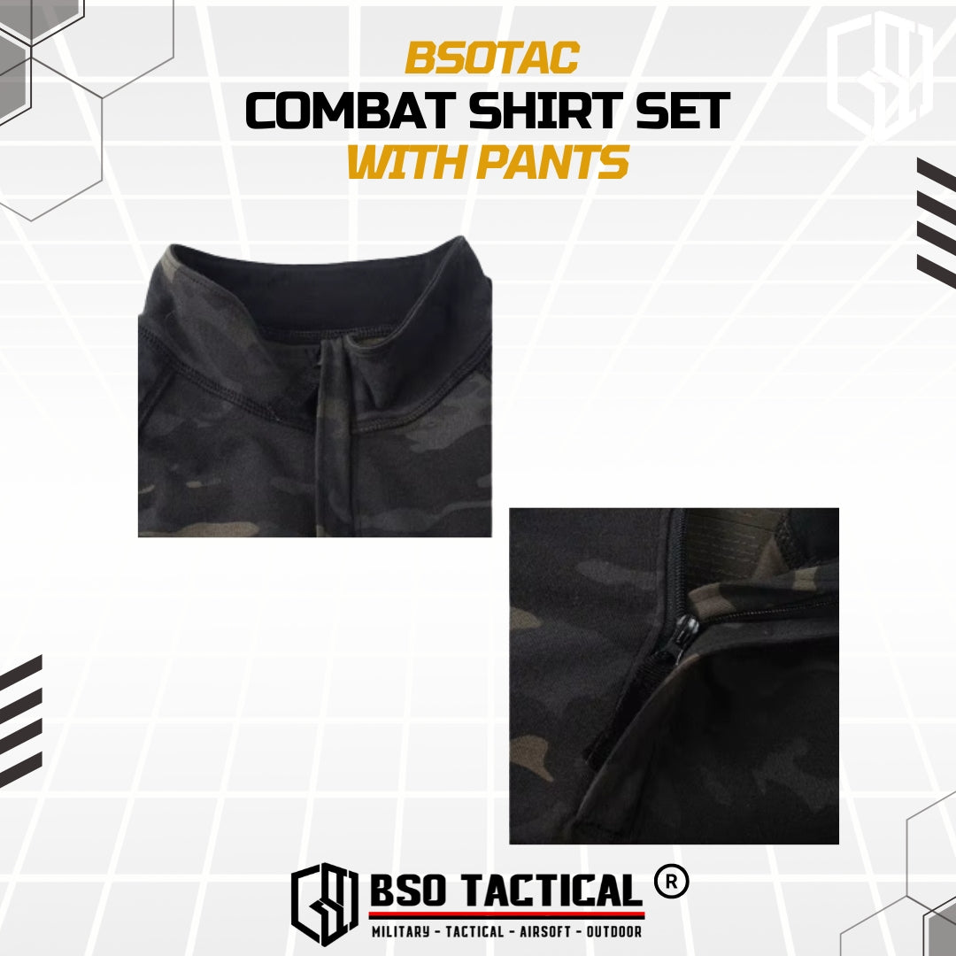 New Combat Shirt Tactical Pants Outdoor Camoflage Long Sleeve Celana Sport Set