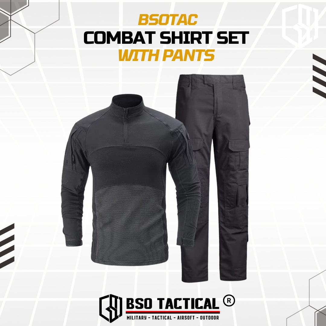 New Combat Shirt Tactical Pants Outdoor Camoflage Long Sleeve Celana Sport Set