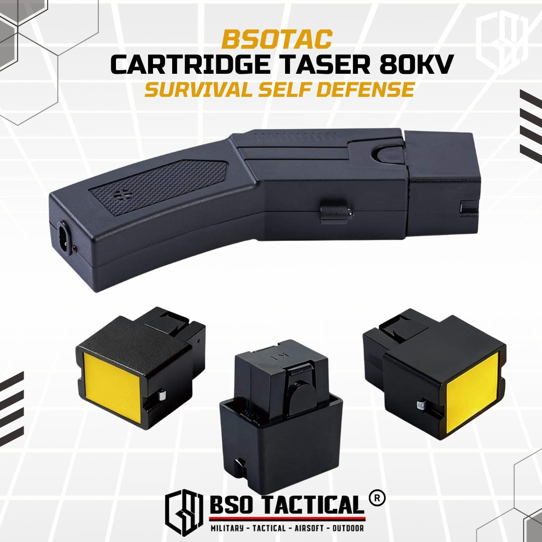 Cartridge Taser Model 2002 80KV EDC Survival Self Defense Gear