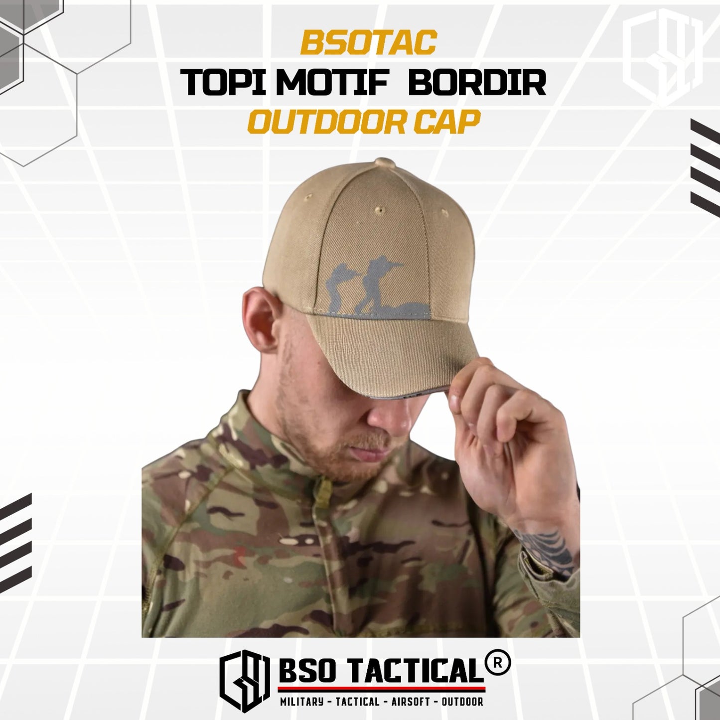 Topi Tactical Outdoor Cap Motif