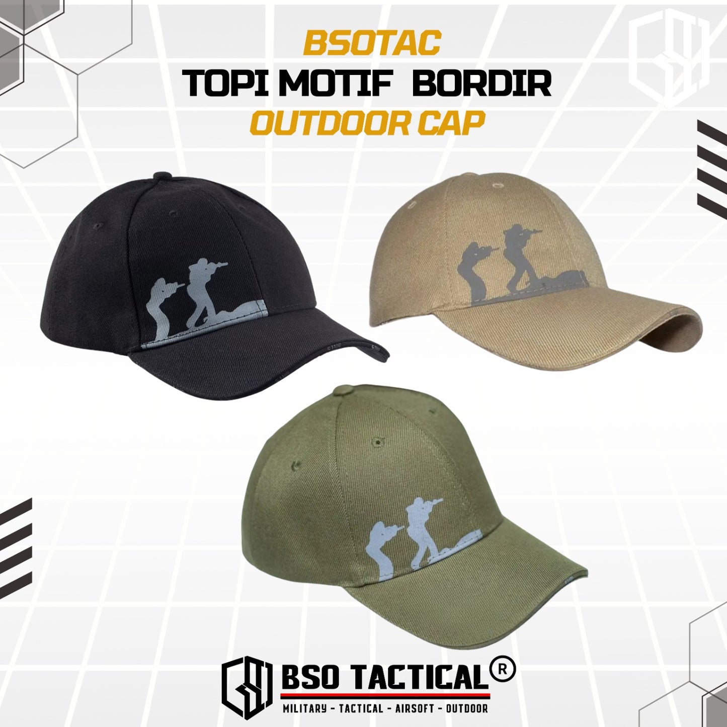 Topi Tactical Outdoor Cap Motif