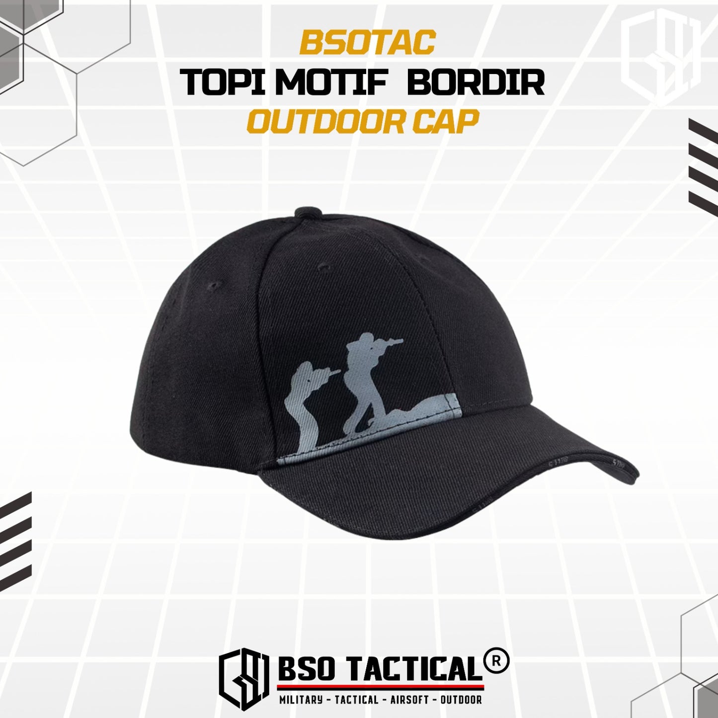 Topi Tactical Outdoor Cap Motif