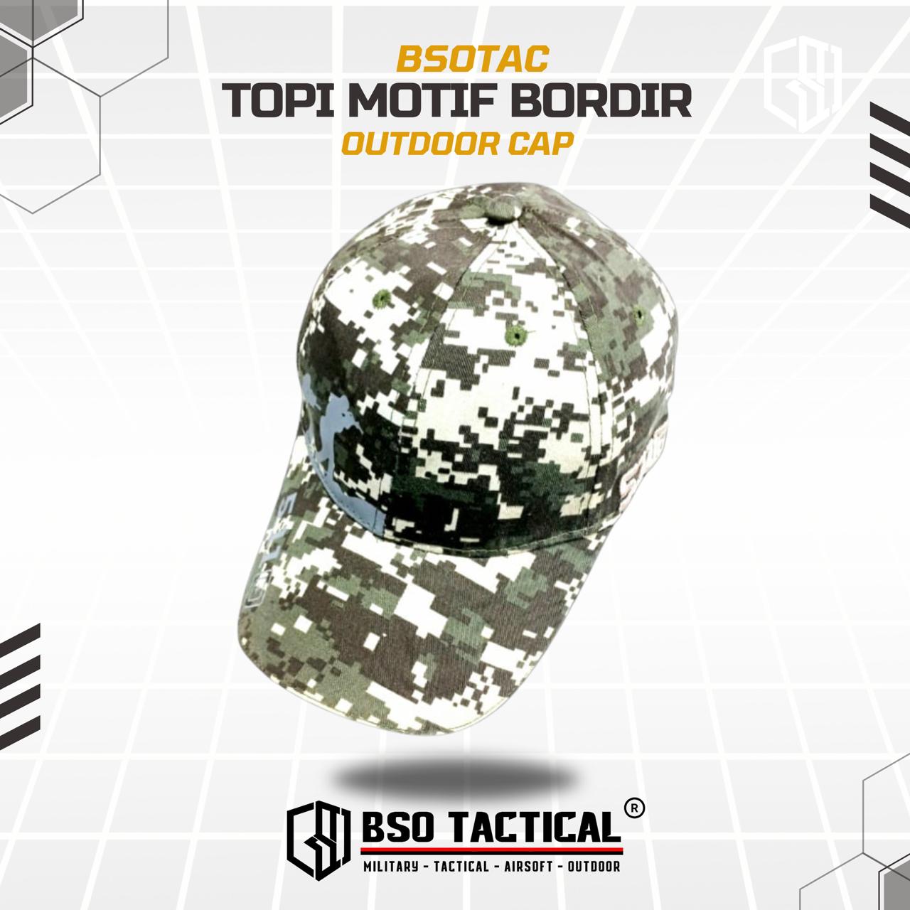 Topi Tactical Outdoor Cap Motif