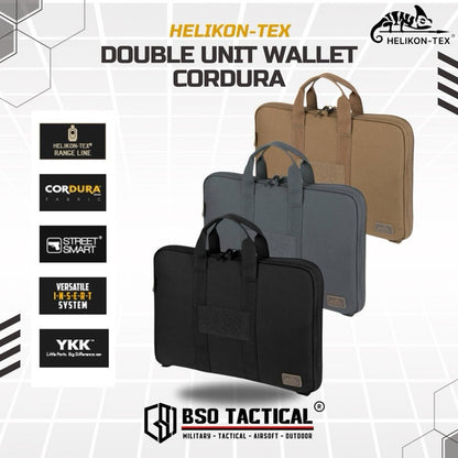 Helikon Tex Double Wallet Cordura for Case Outdoor Range Handbag Softcase - ORIGINAL