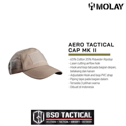 Topi Molay AERO MKII Pamen Pati Outdoor Hat Tactical Cap - ORIGINAL