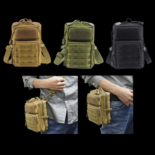 Outdoor Pouch EDC Tas Mini Selempang Bag Molle Pouch Case Nylon - TS231