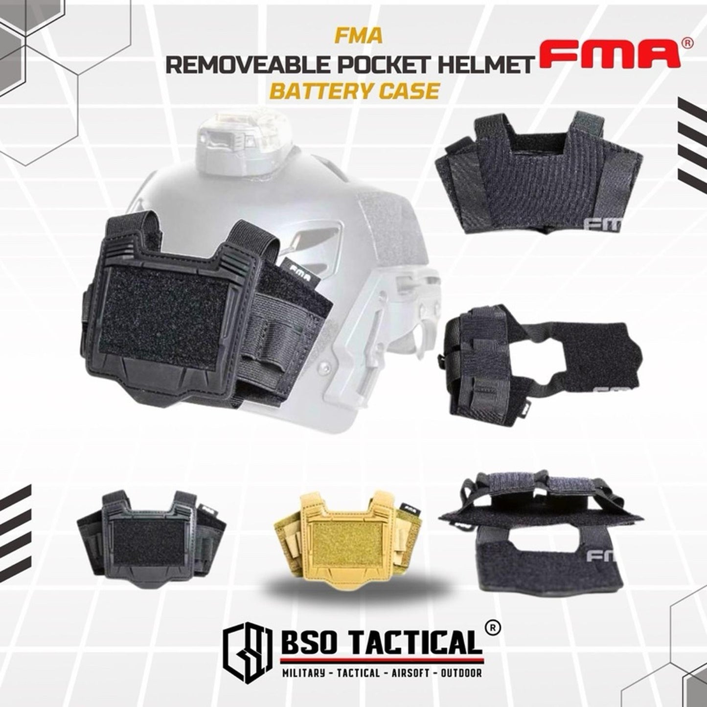 FMA Tactical Battery Case Lightweight Multifunctional Storage Bag