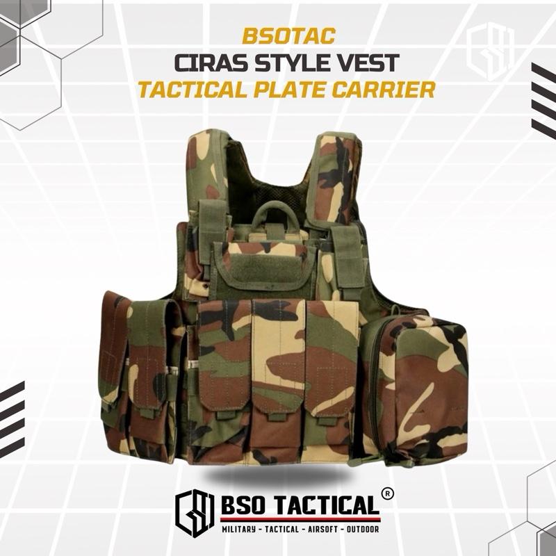Rompi Olahraga CIRAS Outdoor Vest Full Set Pouch untuk Olahraga Luar Ruangan Sport