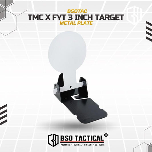TMC x FYT Tactical Target Plate 3 Inch Metal IPSC Shooting Practice