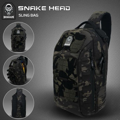 Tas Tactical Sling Bag Durhaim Snake Head Outdoor Daily EDC Bag - ORIGINAL