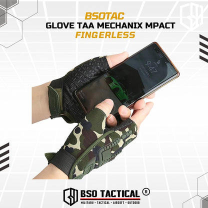 Sarung Tangan TAA Fingerless Tactical Pro Glove Antiskid