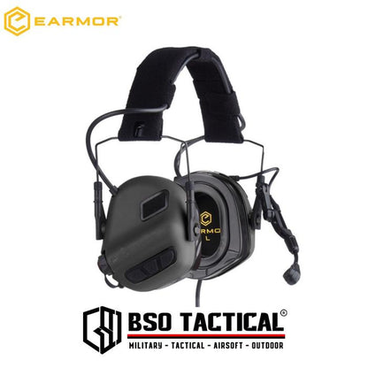 Earmor M32 PLUS Outdoor Headset Hearing Protector 2024 Version Earmuffs Headphone with Microphone Communication