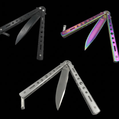 Balisong Pisau Latihan Outdoor Knife Camping EDC Knives