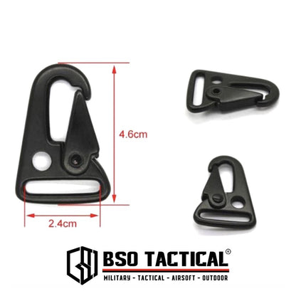 Carabiner Swivel Kaitan Strap Tali Hook Sling Baja Material Pengait Tas Sling Outdoor