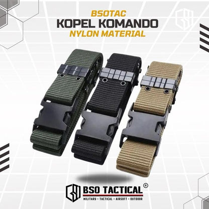 Ikat Pinggang Komando Belt Kopel Tactical Nylon Heavy Duty Nylon for Outdoor Sports