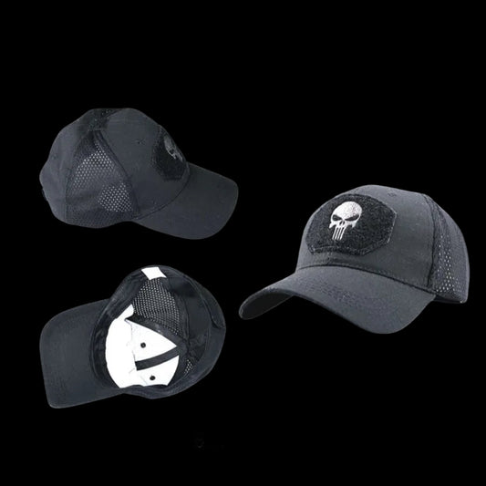 Topi Velkro Punisher Tactical Outdoor Mesh Hat Ripstop Allsize
