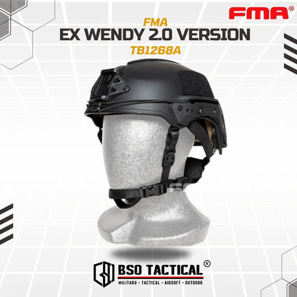 FMA Helmet EX Wendy TWF 2.0 Rail Thick Version Olahraga Outdoor Multifungsi