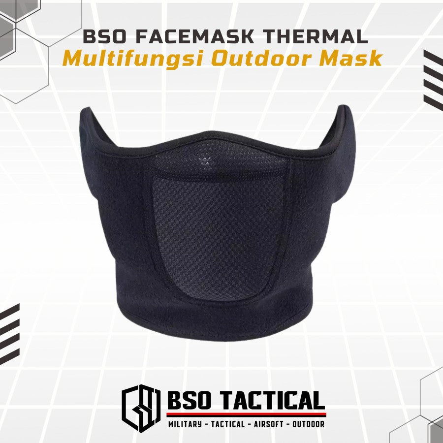 BSO Multifunctional Thermal Face Mask Outdoor Breathable Half Face Mask
