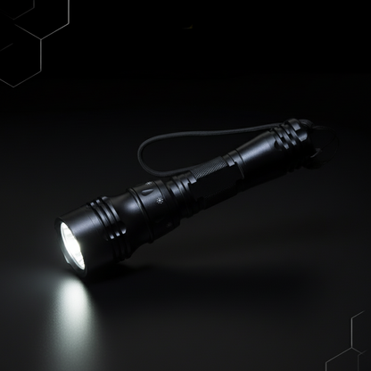 Senter Selam Tactical Diving Flashlight Outdoor Metal Rechargeable Charger