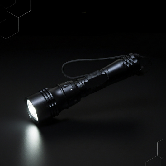 Senter Selam Tactical Diving Flashlight Outdoor Metal Rechargeable Charger