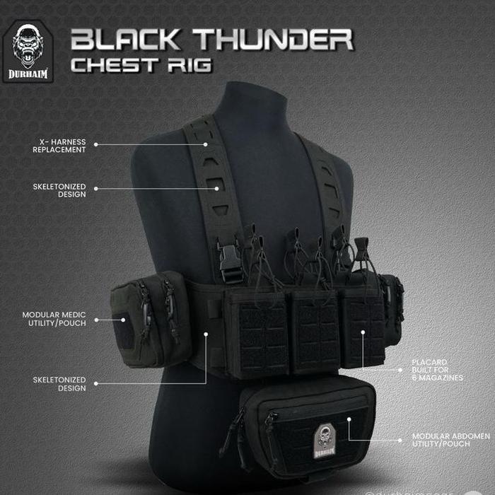 Durhaim Tactical Chestrig Thunder Chest Rig Outdoor - ORIGINAL