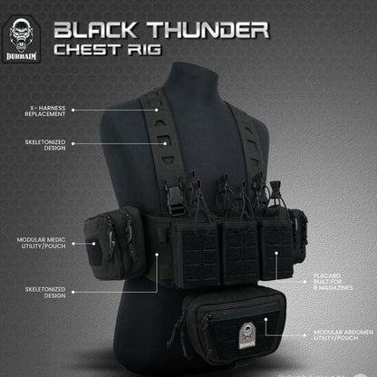 Durhaim Tactical Chestrig Thunder Chest Rig Outdoor - ORIGINAL