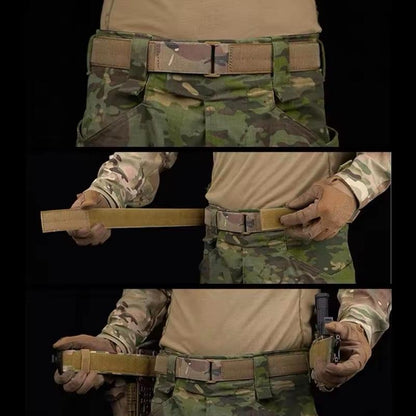Ikat Pinggang WS Assaulter Tactical Belt Gen 2 Molle Warbelt Outdoor Quick Release Buckle 3 in 1