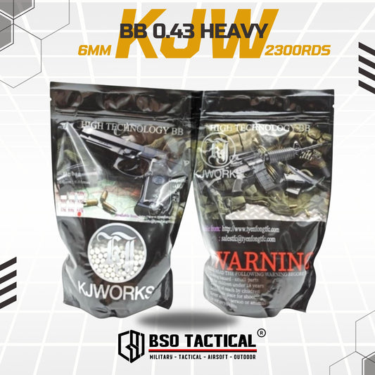 BB Airsoft 6mm KJW 0.43 0,43 2300rds White High Precision Original