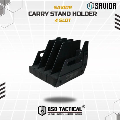 Savior Carry Stand Rack Display 4 SLOT & 8 SLOT
