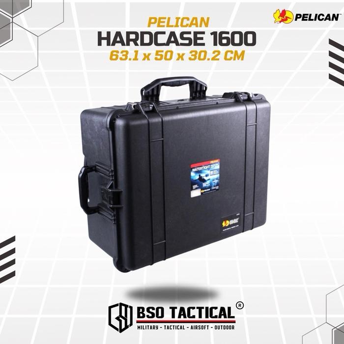 Koper Pelican 1610 Hardcase Protector Multifungsi Case Trolley Foam Precut ORIGINAL