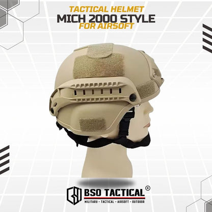 Tactical Outdoor Helmet Mich 2000 Multifungsi Helm Head Protection - Lightweight Version