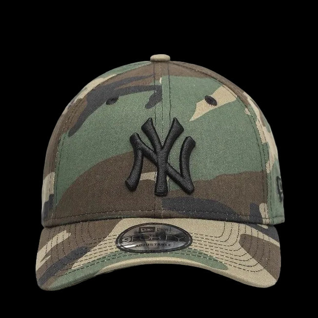 Topi New Era 9Forty New York Yankees Cap Woodland Camo ORIGINAL